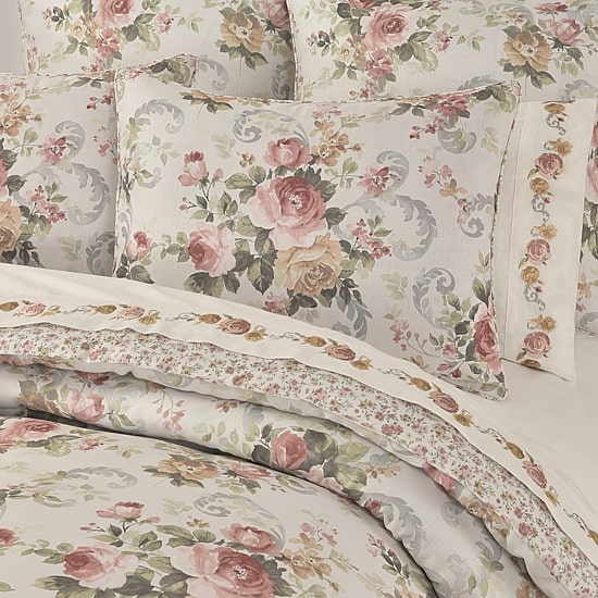 Royal Court Chablis 4-pc. Floral Midweight Comforter Set