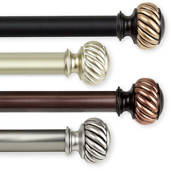 Rod Desyne Baldir 1 IN Adjustable Curtain Rod