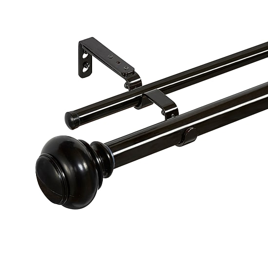 Buono II Brenner Double Curtain Rod