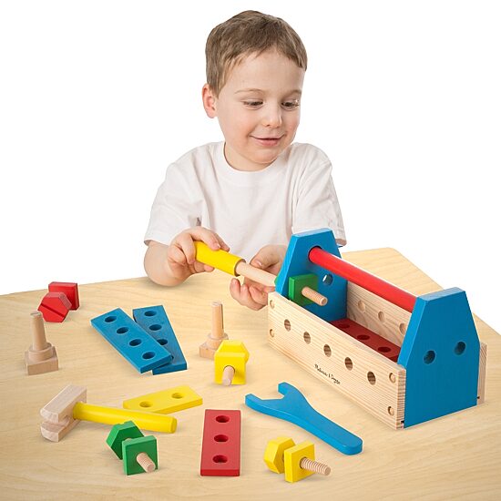 Melissa & Doug Take-Along Kids Tool Kit Toy Tool