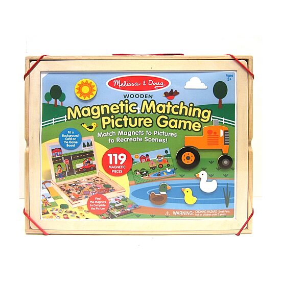 Melissa & Doug Magnetic Matching Picture Game Puzzle