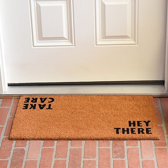 Calloway Mills Hey There Outdoor Rectangular Doormat