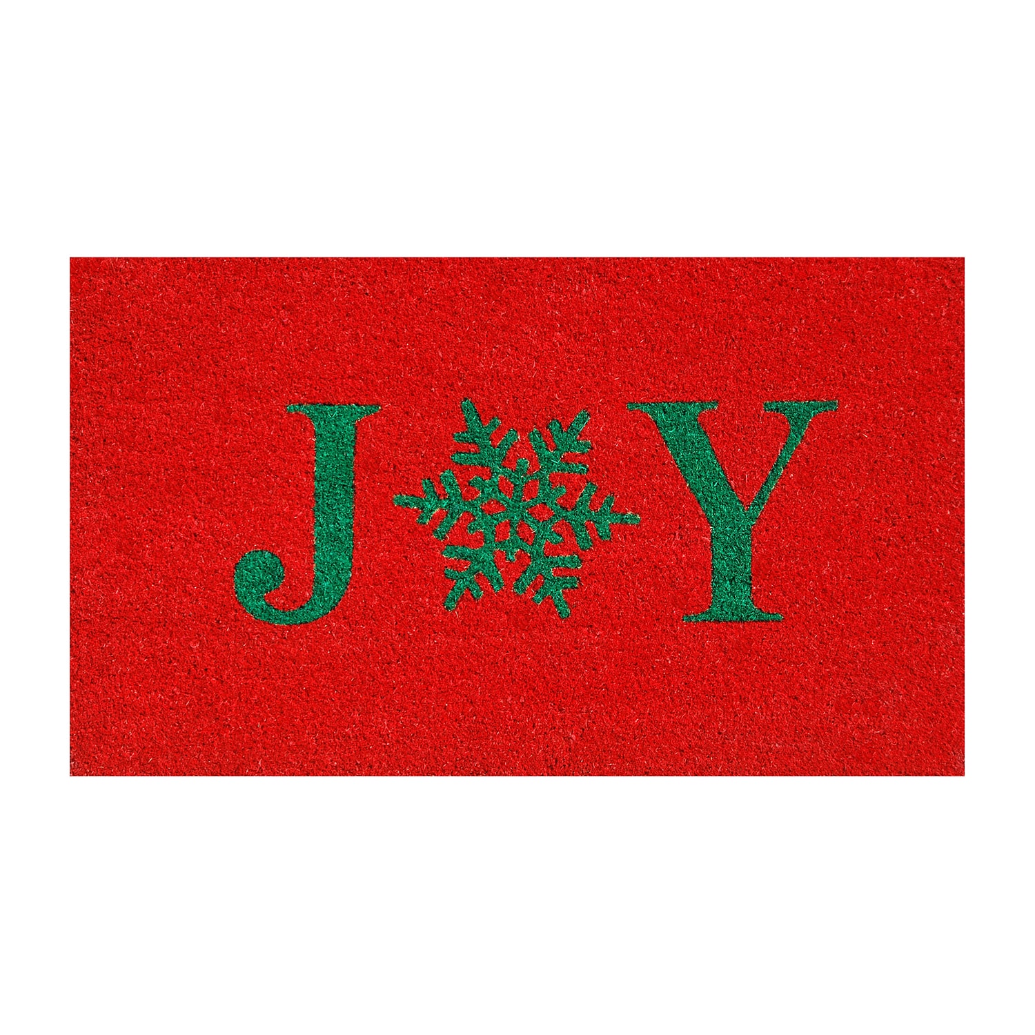 Calloway Mills Snowflake Joy Outdoor Rectangular Doormat