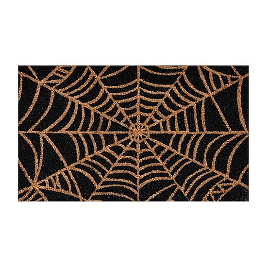 Calloway Mills Scary Web Outdoor Rectangular Doormat