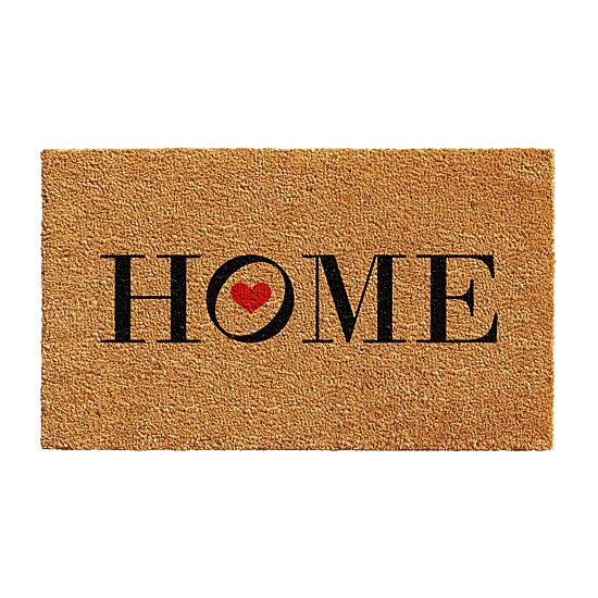Calloway Mills Heart Home Outdoor Rectangular Doormat
