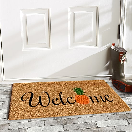 Calloway Mills Pineapple Fun Outdoor Rectangular Doormat