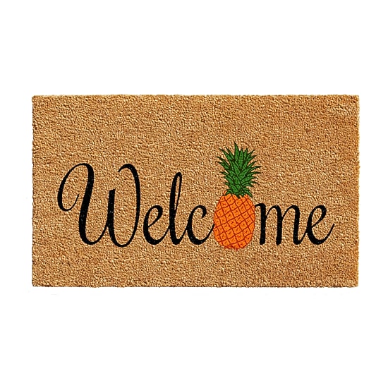 Calloway Mills Pineapple Fun Outdoor Rectangular Doormat