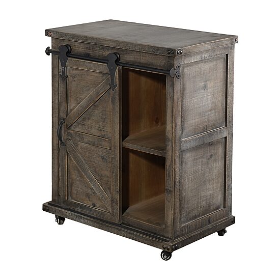 Stylecraft Persley Grey Wooden Accent Cabinet