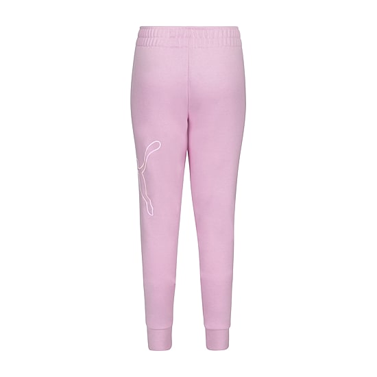 PUMA Jogger Big Kid Girls Cuffed Regular Fit Fleece Sweatpant
