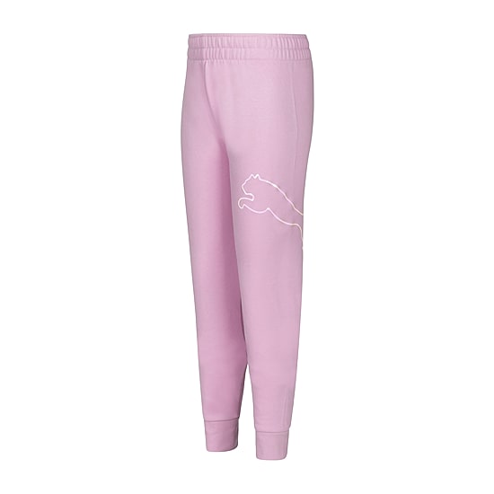 PUMA Jogger Big Kid Girls Cuffed Regular Fit Fleece Sweatpant