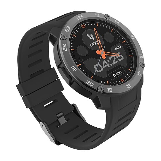 Itouch Explorer Unisex Adult Multi-Function Digital Black Smart Watch 500229b-51-G02