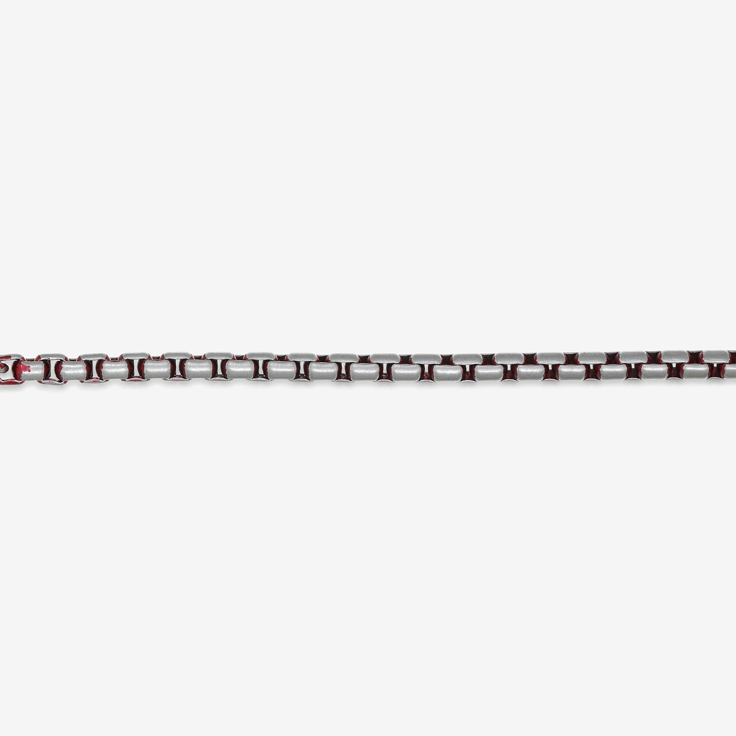Mens Stainless Steel Inch Box Chain Necklace