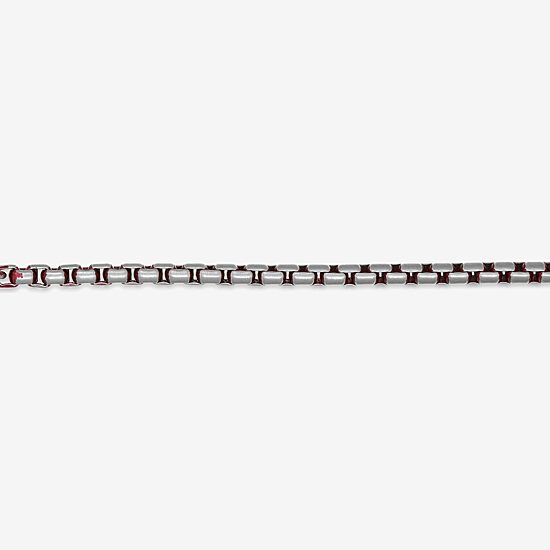 Mens Stainless Steel 24 Inch Box Chain Necklace