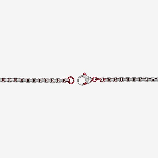 Mens Stainless Steel 24 Inch Box Chain Necklace