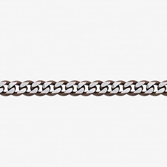  Stainless Steel Solid Curb Chain Necklace