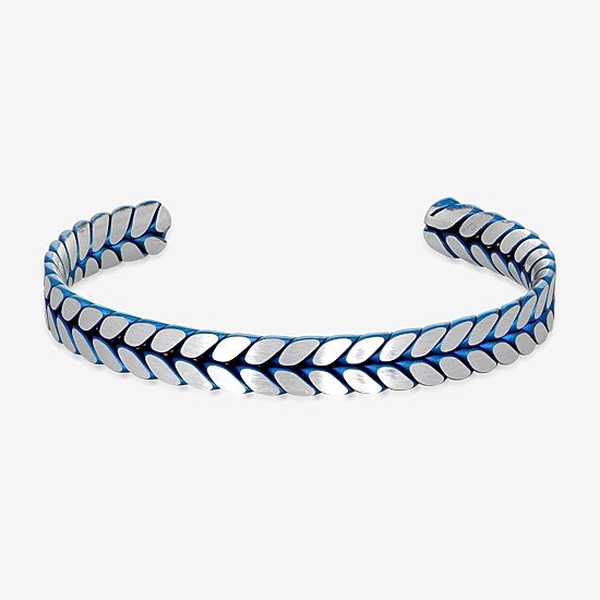 Mens Stainless Steel Cuff Bracelet
