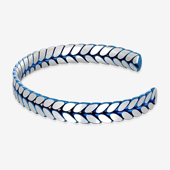 Mens Stainless Steel Cuff Bracelet