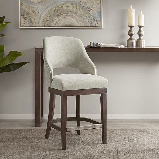 Madison Park Marshall Dining Room Collection Counter Height Upholstered Bar Stool