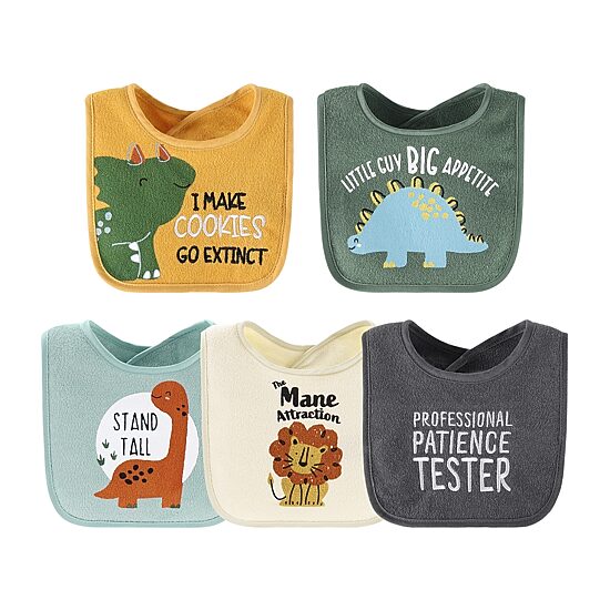 The Peanutshell Boys 10-pc. Bib