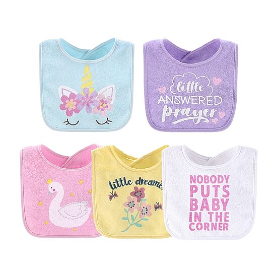 The Peanutshell Girls 10-pc. Bib