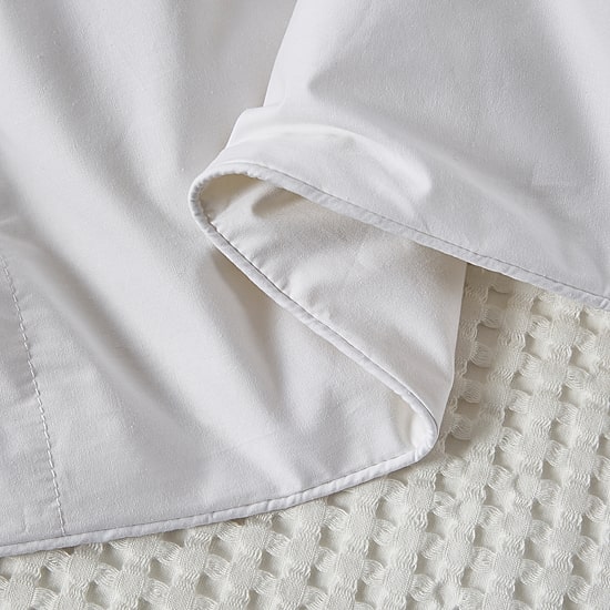 Farm To Home Organic Blended Cotton 600 Fill Power White Down Comforter