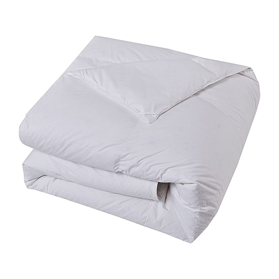 Farm To Home Organic Blended Cotton 600 Fill Power White Down Comforter