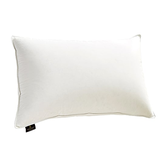 Farm To Home Organic Blended Cotton 600 Fill Power White Down Pillow