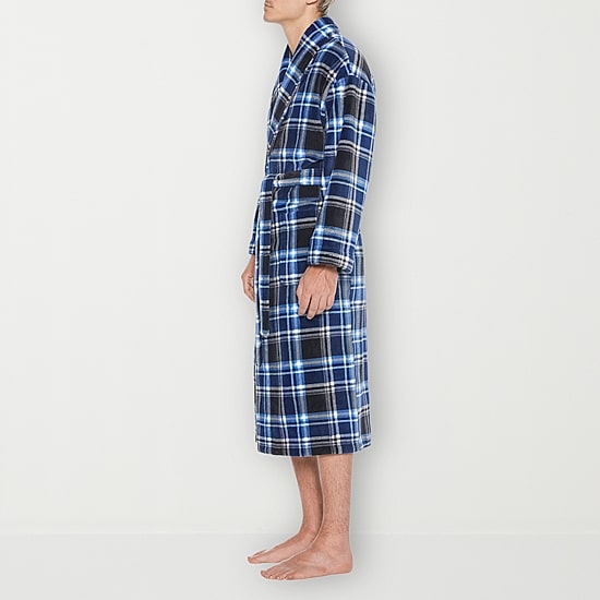 Residence Mens Big Fleece Long Sleeve Long Length Robe