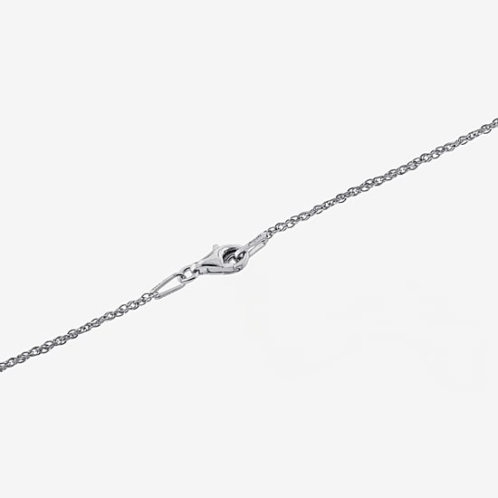 Womens Enhanced Blue Turquoise Sterling Silver 18 Inch Pendant Necklace