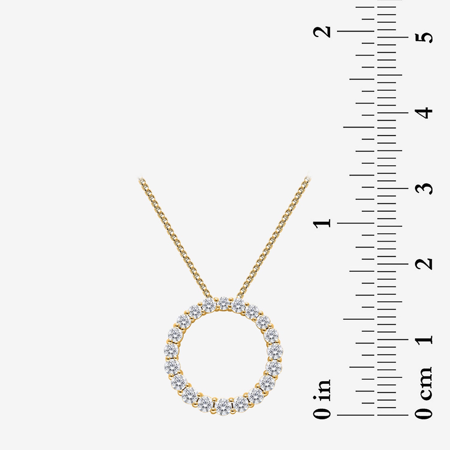 (I / I1) Womens 1 CT. T.W. Lab Grown White Diamond 10K Gold Heart 18 Inch Pendant Necklace