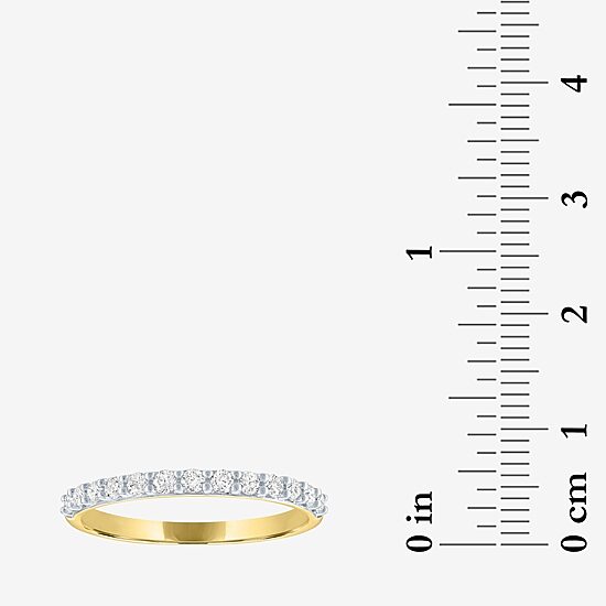 Diamond Addiction (G-H / I1-I2) Womens 1/3 CT. T.W. Lab Grown White Diamond 10K Gold Ring Set