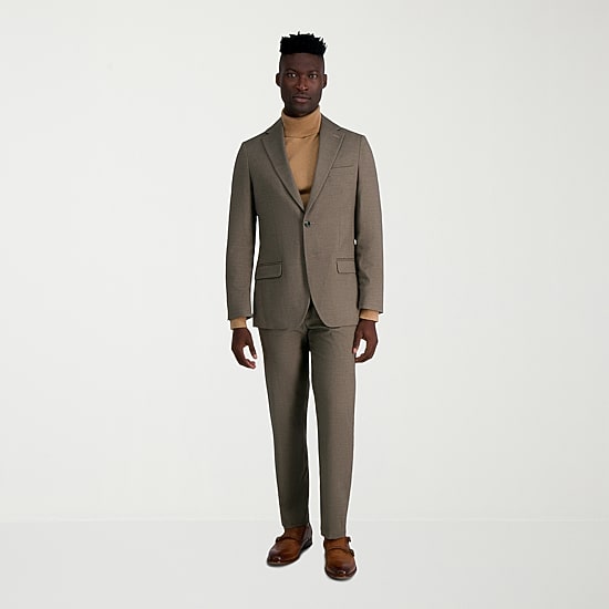 Haggar JMH Tailored Prominent Twill Mens Stretch Fabric Modern Fit Suit Jacket