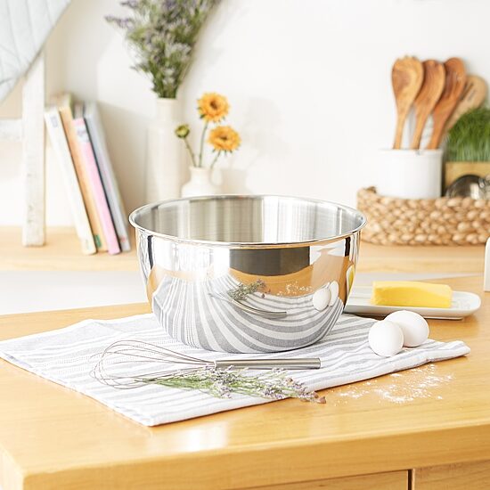 Design Imports Stainless Steel 12-qt. Mixing Bowl