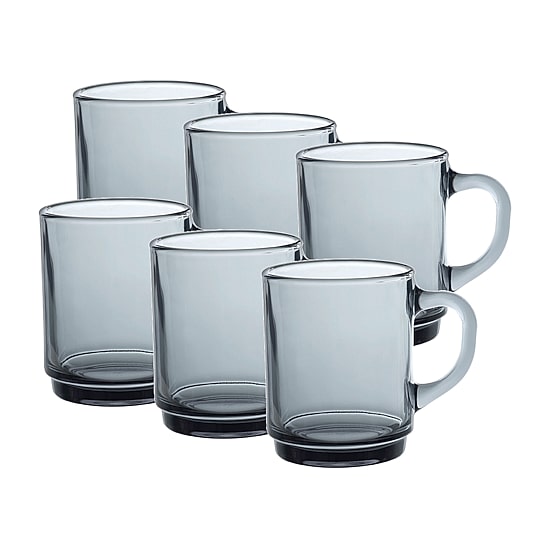 Duralex Versailles 6-pc. 8oz. Coffee Mug Set