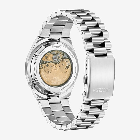 Citizen Tsuyosa Mens Automatic Silver Tone Stainless Steel Bracelet Watch Nj0150-56z