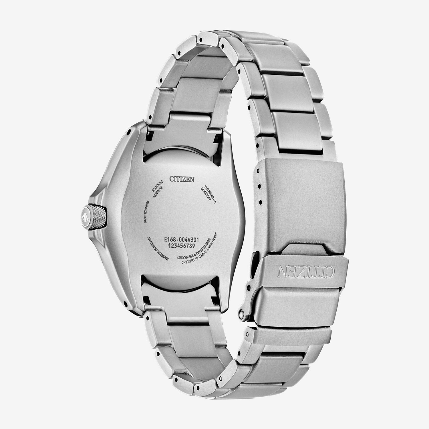 Citizen Promaster Land Mens Silver Tone Bracelet Watch Bn0241-59h