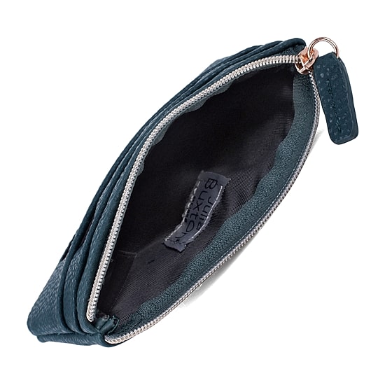 Julia Buxton Large Id Coin Card Case Womens RFID Blocking Wallet