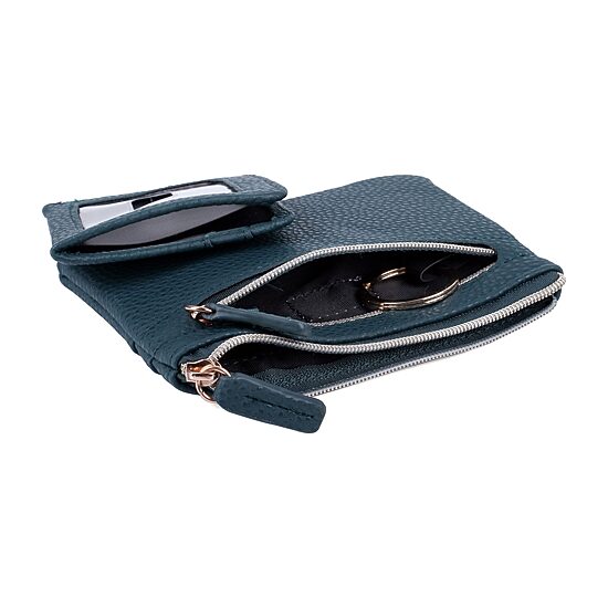 Julia Buxton Large Id Coin Card Case Womens RFID Blocking Wallet