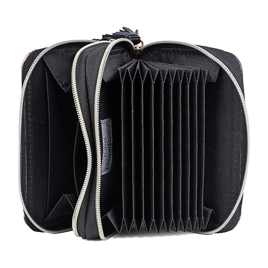 Julia Buxton Wizard Womens RFID Blocking Accordian Wallet
