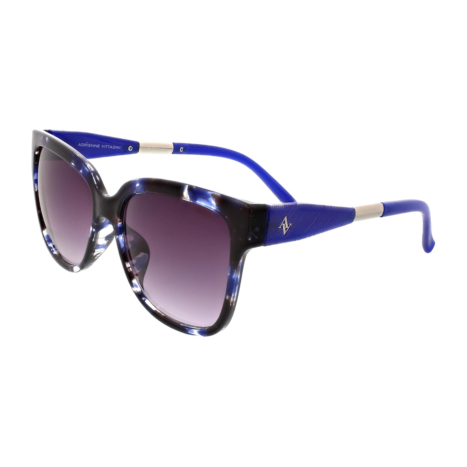 Adrienne Vittadini Oversized Catty Womens UV Protection Square Sunglasses