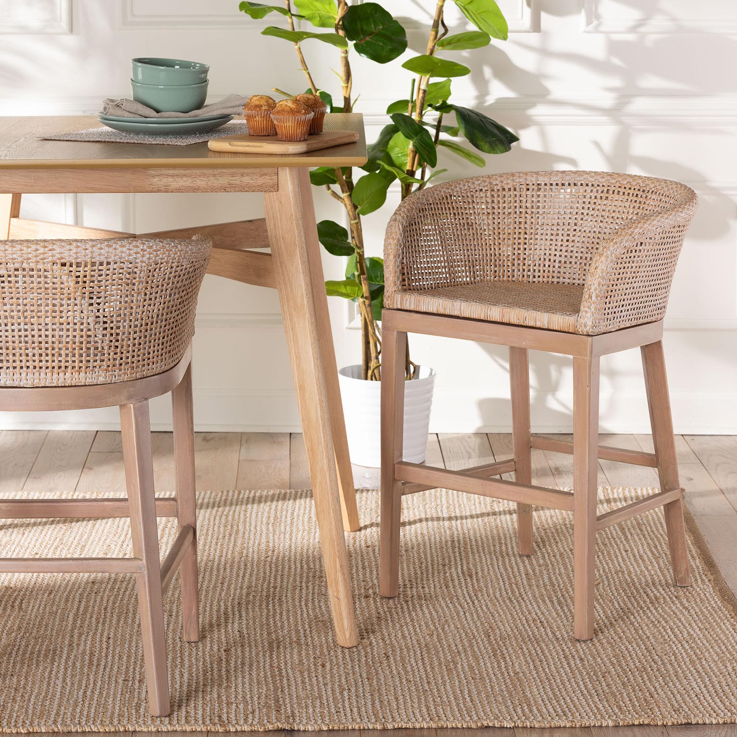 Papua Counter Height Bar Stool