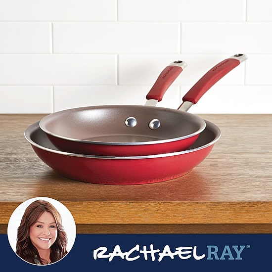 Rachael Ray Cucina 2-pc. Non-Stick Skillet Set
