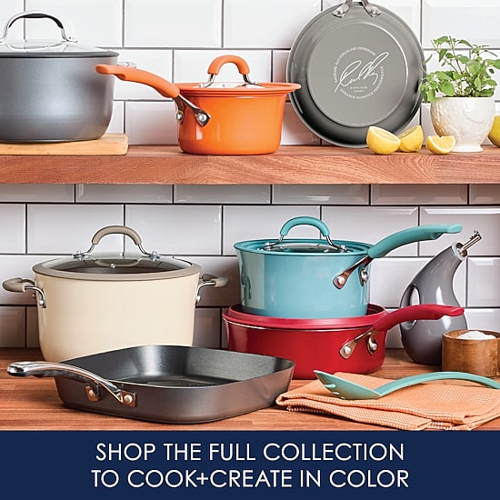 Rachael Ray Cook + Create 11-pc. Non-Stick Cookware Set