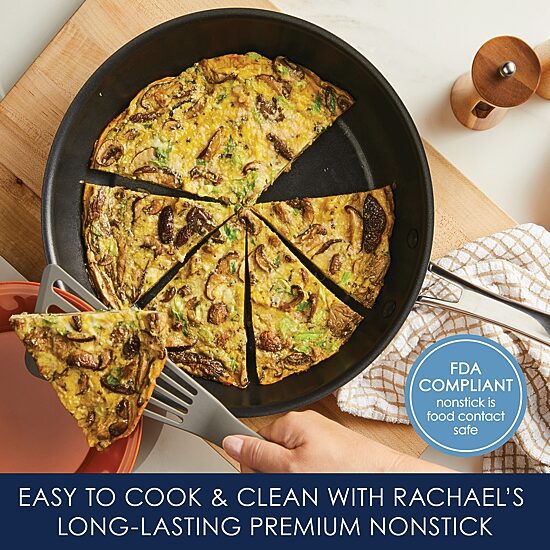 Rachael Ray Cook + Create Hard Anodized 12.5" Non-Stick Frying Pan
