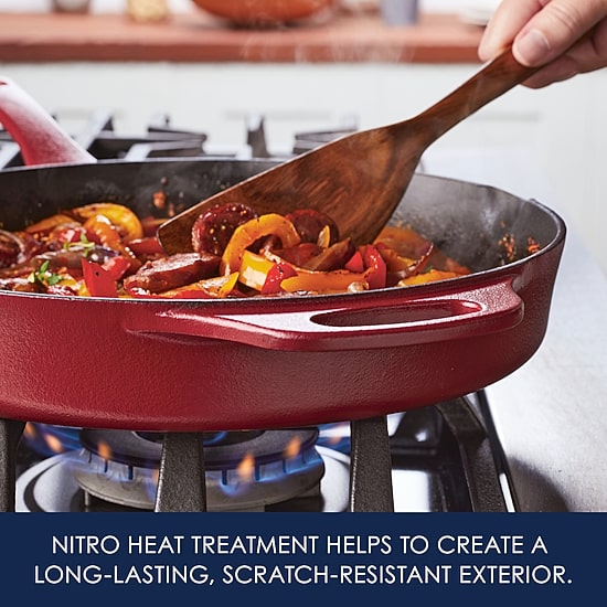 Rachael Ray NITRO Cast Iron 12" Skillet