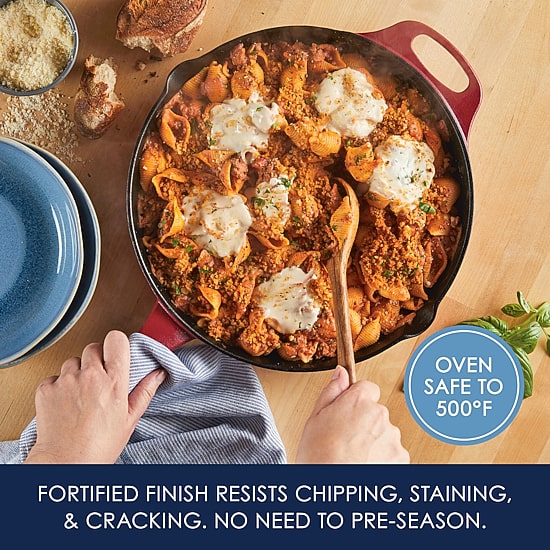 Rachael Ray NITRO Cast Iron 12" Skillet