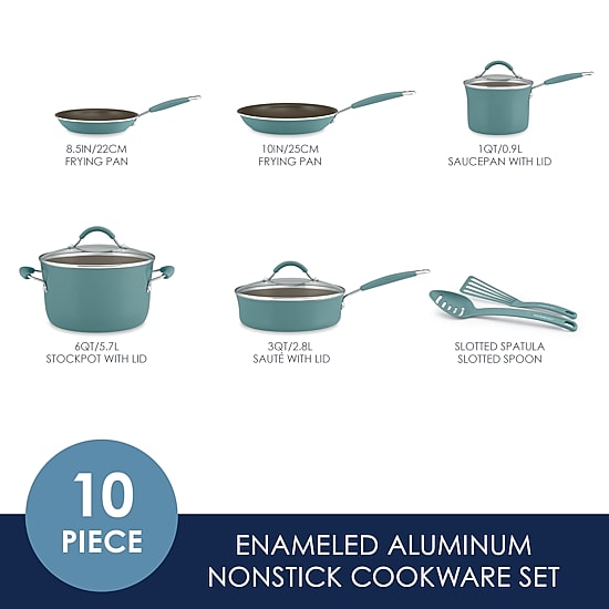 Rachael Ray Cucina 10-pc. Non-Stick Cookware Set