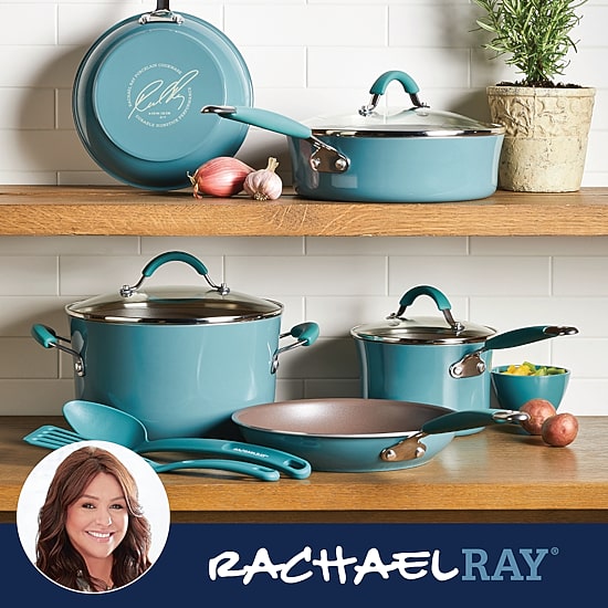 Rachael Ray Cucina 10-pc. Non-Stick Cookware Set