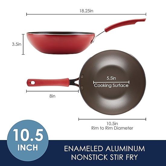 Rachael Ray Cook + Create 10.5" Non-Stick Stir Fry Pan