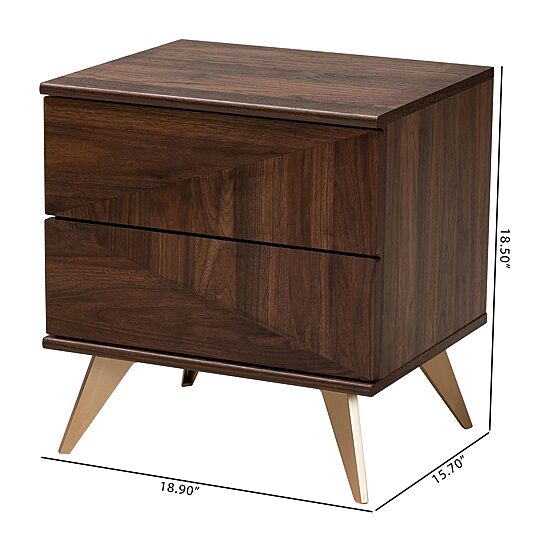 Graceland 2-Drawer Nightstand